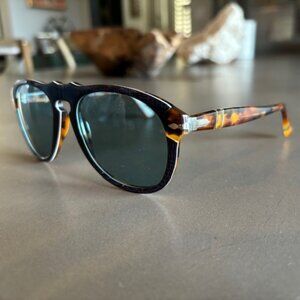 Persol PO0649  649  Men's Sunglasses,  COLOR BLUE PRICE OF WALES.